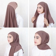 ヨーラ インスタントヒジャブ Yoora Pashmina with Inner Hijab Instant Hijab Veil Tudung Burqa Scarf Instant Styleヒジャブ 正装 ムスリム イスラム教 イスラーム