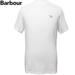 新品 バブアー Barbour Tシャツ メンズ 半袖 カットソー ティーシャツ ホワイト1枚単品 MNW0052MI33