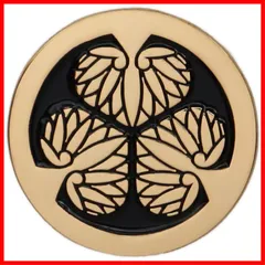 『徳川家紋』 三つ葉葵三双図 煙草入れ　金具 徳川家紋』 三つ葉葵三双図 煙草入れ 金具