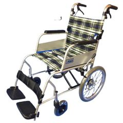 【中古介護用品】Miki 介助式車いす軽量タイプ MC-43NL ノーパンクタイヤ