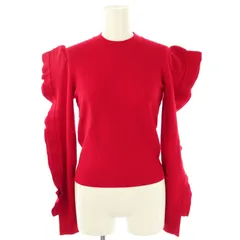 マックスマーラ MAX MARA 近年モデル 白タグ Genero Knitted Jumper ニット セーター S 赤 /MI ■OS
