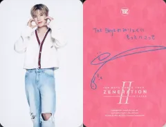 【中古】コレクションカード(男性) THE BOYZ/エリック(ERIC)/裏面印刷サイン、メッセージ入り/「THE BOYZ WORLD TOUR：ZENERATION II IN JAPAN」SS席・S席特典オリジナルグッズ トレカ(大阪城ホール)