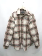 ◇ AZUL BY MOUSSY アズール バイマウジー チェック 長袖 ジャケット サイズF ブラウン マルチ レディース P  【1405290016264】