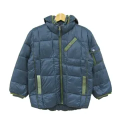 ギャップキッズ ナイロンジャケット 中綿ジャンパー アウター ライナーあり キッズ 男の子用 130サイズ グリーン GAP kids 【中古】