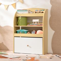 絵本ラック 絵本棚 本棚 収納ラック 多機能 おもちゃ収納 収納ボックス 子供部屋 収納ケース