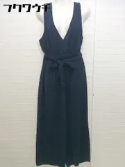 ◇ ◎ SEVENDAYS=SUNDAY セブンデイズ サンデイ ベルト付 ノースリーブ オールインワン サイズF ネイビー レディース 【中古】 【1103260006382】のサムネイル