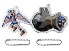 【中古】キーホルダー [単品] ヨハネ＆ヨウ オリジナルアクリルキーホルダーセット 「PS5/Switchソフト 幻日のヨハネ -BLAZE in the DEEPBLUE- 限定版 ファミ通DXパック 3Dクリスタルセット」 同梱特典