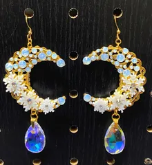A18.冬　雪　ピアス　イヤリング