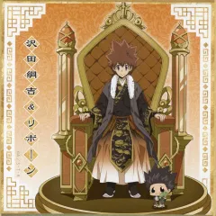 【中古】紙製品 沢田綱吉＆リボーン 「家庭教師ヒットマンREBORN! トレーディング色紙 威風堂々ver.」