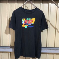393 NIKE 半袖 プリントTシャツ レディース XL ブラック ナイキ 古着卸 アメリカ仕入
