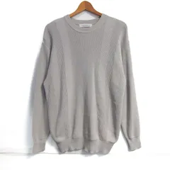 ユナイテッドアローズ ニット セーター 長袖 コットン グリーンレーベル トップス メンズ Mサイズ ベージュ系 UNITED ARROWS 【中古】