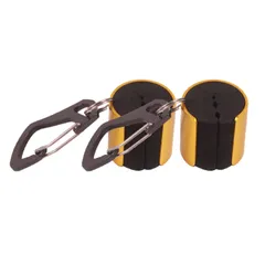 [NEXSTAGES] ロッド ホルダー クリップ キャリー キーパー 釣り具 固定 腰 カラビナ 軽量 丈夫 アルミ 海 便利 落下防止 ベルト ハンズフリー グリップ 泳がせ 壁掛け 壁 カメラ カワハギ かばー カーボン 髪 カスタム パー [ゴールド]