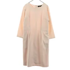 closet story クローゼットストーリー 長袖 膝丈ワンピース ピンク ユナイテッドアローズ レディース 古着