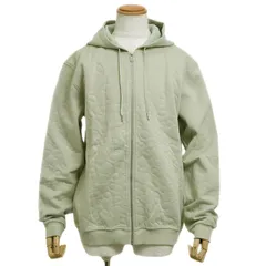 新品未使用　HERMES フード付きパーカー　ポケット付き　裏起毛　カーキー 新品未使用HERMES フード付きパーカーポケット付き裏起毛カーキー