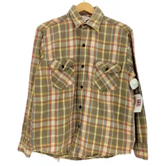 フロストプルーフ FROSTPROOF 70s USA製 チェック ヘビー ネルシャツ メンズ import：M 