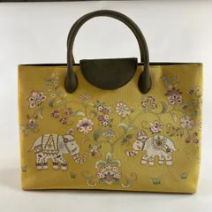 OKAJIMA 刺繍入り象デザイン ハンドバッグ　新品未使用⭐︎ 2025年最新】岡島 バッグの人気アイテム - メルカリ