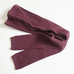 Filloie フィロワ ベビー 子供用 無地 リブ スパッツ 10分丈 赤 75cm 95-1699-z