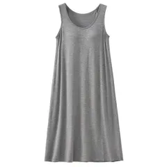 DEOTOP カップ付き ルームワンピース レディース ミモレ丈 ロング丈 レーヨン素材 消臭 抗菌 デオサニーテープ付き 部屋着 ワンマイルウェア rr-022