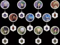 【中古】バッジ・ピンズ 全11種セット 「ディズニー ツイステッドワンダーランド 繋がるアクキー缶バッジコレクションB」 ヴィレッジヴァンガード限定