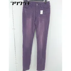 ◇ green label relaxing UNITED ARROWS ストレッチ　スキニー パンツ サイズ36 パープル レディース  【中古】 【1109080007318】