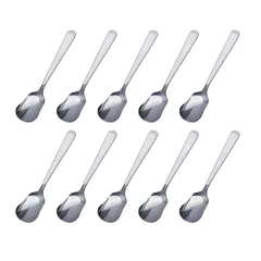 新品 髙儀(Takagi) 日本製 高儀 TAKAGI 18-0 ライラック アイスクリームスプーン 10本組 まとめ買い 業務用 食洗器対応 カトラリー シルバー スプーン シンプル デザート アイス