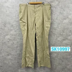 Dickies ワークパンツ ベージュカーキ デザートサンド 22WUU 実寸W46in ジップフライ FPW2372DS 大きいサイズ ボトムス 古着 SK10997