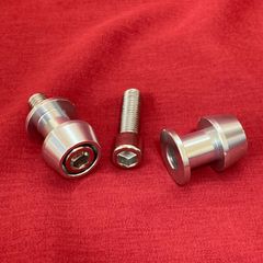 M10 荷掛けフック　荷台フック　リアショック　リアサスペンション　2個　銀
