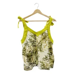 YEAH RIGHT!! / イエーライト | ボタニカル柄 リネン キャミソール | 00 | イエロー / ホワイト | レディース