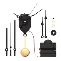 XIMING 振り子時計ムーブメントキットは部品を交換します振り子時計ムーブメントチャイムロングシャフトは3ペアの手と振り子で修理します