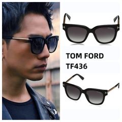 TOM FORDトムフォード サングラス TF436 黒 ゴールド 登坂広臣着