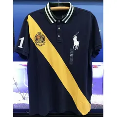 限定 POLO ラルフローレン RALPH LAUREN 半袖 ポロシャツ クレストロゴ 紺