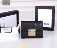 限界価格 本革 GUCCI グッチ ウォレット 折り財布 小銭入れ