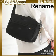 Rename CORDURA スクエアショルダーバッグ ブラック Shopsのサムネイル