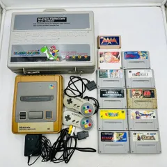 【❗️✨コレクター必見✨❗️】スーパーファミコン本体＋マリオキャリーケース＆名作ソフト11本セット！動作未確認
