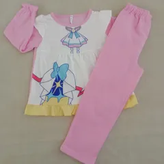 ひろがるスカイ プリキュア 変身 なりきり パジャマ 長袖 裏起毛 2708570　キュアプリズム　ピンク