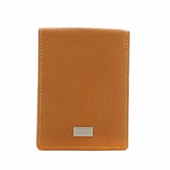 ケンゾー KENZO パスケース 定期入れ 二つ折り レザー ロゴ シルバー金具 茶色 ブラウン /XZ ■GY18のサムネイル