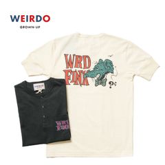WEIRDO Tシャツ　ミドルフィンガー　中指　ロゴプリント　ブラック　美品　M WEIRDO Tシャツ ミドルフィンガー 中指 ロゴプリント ブラック 美品 M