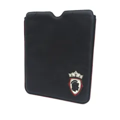 PRADA - プラダ PRADA 3D ロゴ バイカラー アイパッド apple アップル iPadケース レザー ブラック プラダ PRADA 3D ロゴ バイカラー アイパッド apple アップル