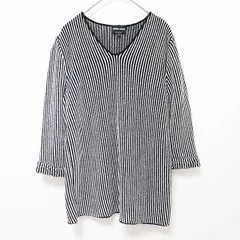 ジョルジオアルマーニ GIORGIOARMANI イタリア製 トップス カットソー ニット ストライプ a938808nのサムネイル