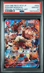 【PSA10】エドワード・ニューゲート(SP/SR){赤}〈ST15-002〉[ブースターパック 王族の血統]　パラレル　白髭
