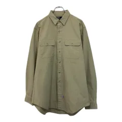 Polo by Ralph Lauren ポロ ラルフローレン 長袖シャツ ベージュ(メンズ L)中古 古着 U6663