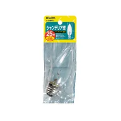 ELPA シャンデリア球 E26 25W クリア G-60NH(C) （1点）のサムネイル