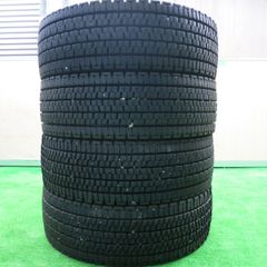 *送料無料* バリ溝！23年！9分★トラック タイヤ 265/70R19.5 140/138J スタッドレス ブリヂストン W999 19.5インチ★4080608HAスタ