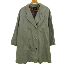 レリアン トレンチコート アウター コットン 日本製 レディース 11サイズ カーキ Leilian 【中古】