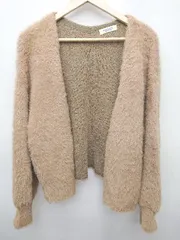 ◇ Sonny Label サニーレーベル URBAN RESEARCH シャギー 長袖 ニット カーディガン サイズF ライトブラウン レディース P  【1406240047475】