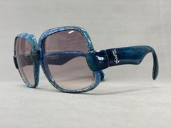 ・Yves Saint Laurent/イヴサンローラン FRANCE545  サングラス ブルー 青 ビンテージ