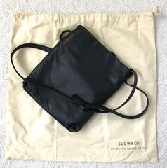 SLOW スロウ HORSE PIT SHOULDER BAG ホースビットショルダーバッグ レザーバッグ ブラックのサムネイル