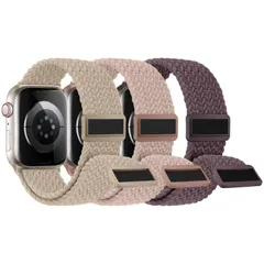 【在庫処分】ナイロン 38mm Apple Watch バンド バンド 編み込み 磁気式バックル マグネット 40mm アップルウォッチ スポーツバンド 伸縮性 アップルウォッチ iWatch Series 9 8 41mm 7 6 5 コンパチブル 4 3