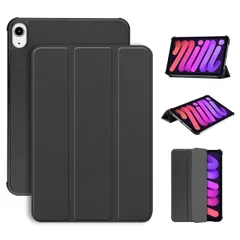 【迅速発送】対応 iPad mini7 ケース 8.3インチ A17 Pro 2024/2021 iPad mini 第7/6世代 カバー 第7世代 / 6世代 アイパッド用【タブレットケース オートスリープ 三つ折り スタンドケース PU+PC 耐久 薄型 
