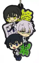 【中古】キーホルダー 潔世一＆蜂楽廻＆凪誠士郎 ぎゅっきゃらラバーキーホルダー～二次選考～vol.1 「ブルーロック」